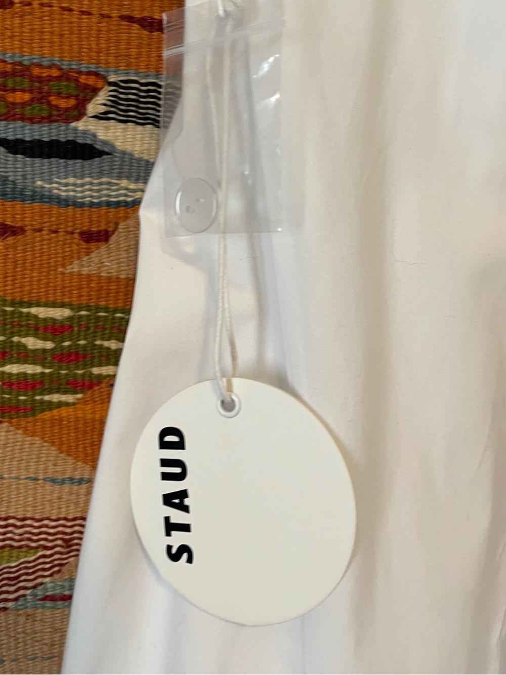 STAUD Mini Teresa Dress White- NWT - Picture 5 of 7